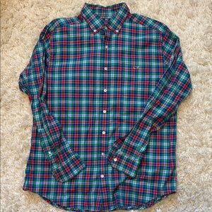 Vineyard Vines Multicolor Plaid Button-Down Shirt